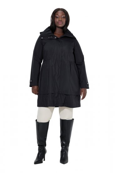 Ulla Popken SYMPATEX Triple Function Jacket Black - Striukės - Didelių dydžių striukės moterims