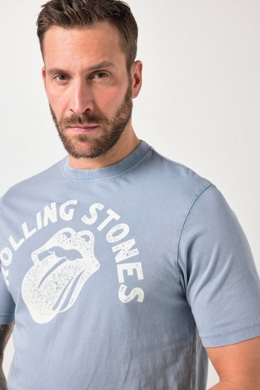 JP1880 846221 Rolling Stones Tongue Marškinėliai Šviesiai mėlyna - Grupės marškinėliai - Grupių marškinėliai