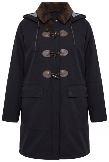 Ulla Popken 846278 Softshell paltas Juoda - Paltai - Didelių dydžių paltai moterims