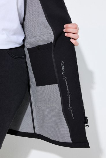 Ulla Popken 846278 Softshell paltas Juoda - Paltai - Didelių dydžių paltai moterims