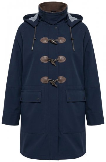 Ulla Popken 846278 Softshell paltas Tamsiai mėlyna - Paltai - Didelių dydžių paltai moterims