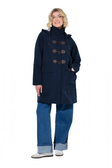 Ulla Popken 846278 Softshell paltas Tamsiai mėlyna - Paltai - Didelių dydžių paltai moterims