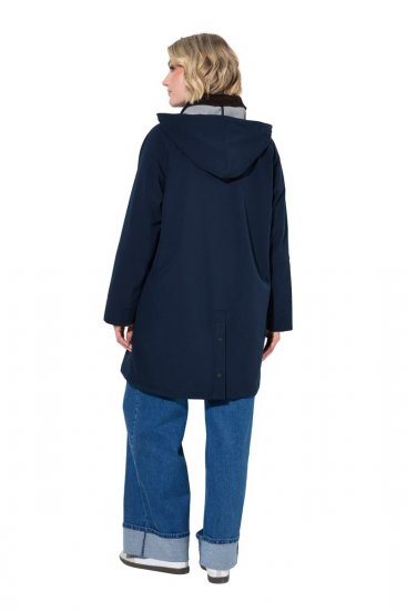 Ulla Popken 846278 Softshell paltas Tamsiai mėlyna - Paltai - Didelių dydžių paltai moterims