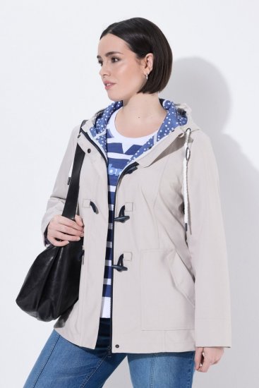 Ulla Popken 846853 Softshell striukė Šampano - Striukės - Didelių dydžių striukės moterims
