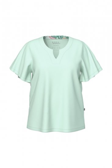 Ulla Popken 846971 Pižama su raštu Šviesiai žalia - Pižama/Loungewear - 