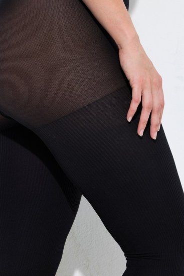 Ulla Popken 849063 Pėdkelnės Juoda - Pėdkelnės & kojinės - 