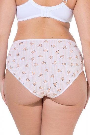 Ulla Popken 849098 Kelnaitės su gėlių raštu 6 vnt. Oranžinė - Kelnaitės - 