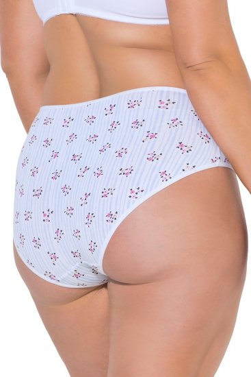 Ulla Popken 849098 Kelnaitės su gėlių raštu 5 vnt. Šviesiai mėlyna - Kelnaitės - 