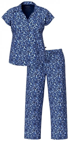 Ulla Popken 849144 Pižama su gyvūnų raštu Tamsiai mėlyna - Pižama/Loungewear - 