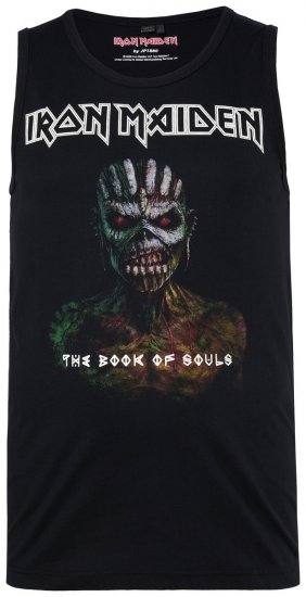 JP1880 849285 Iron Maiden The Book of Souls Marškinėliai be rankovių Juoda - Grupės marškinėliai - Grupių marškinėliai