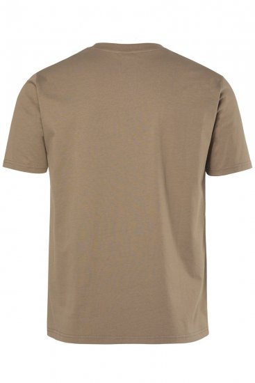 Men+ 448 Marškinėliai Endless Coast Pilkšvai ruda - Marškinėliai - Marškinėliai - 2XL-14XL