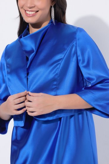 Ulla Popken 849457 Bolero Karališka mėlyna - Bolero švarkeliai - 