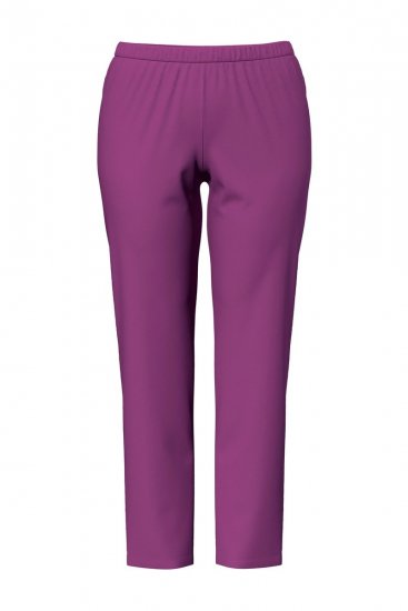 Ulla Popken 850403 Pižama su gėlių raštu Violetinė - Pižama/Loungewear - 