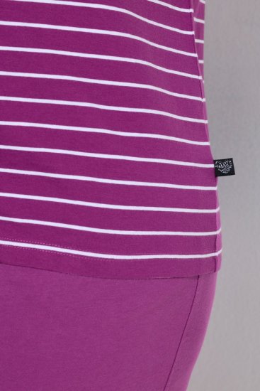 Ulla Popken 850403 Pižama su gėlių raštu Violetinė - Pižama/Loungewear - 