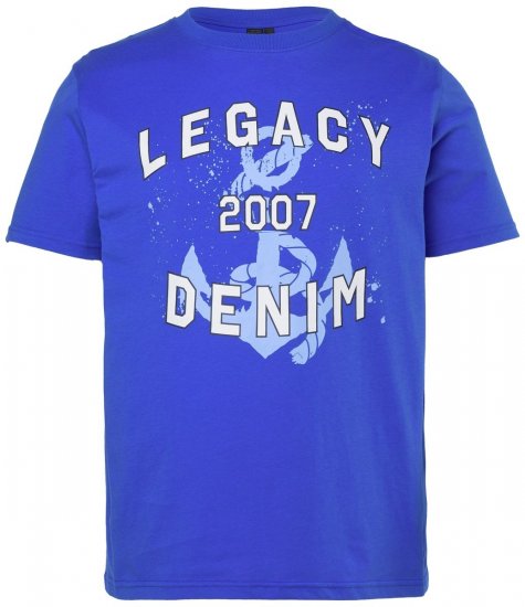 Men+ 440 Marškinėliai Legacy Denim Žydra - Marškinėliai - Marškinėliai - 2XL-14XL