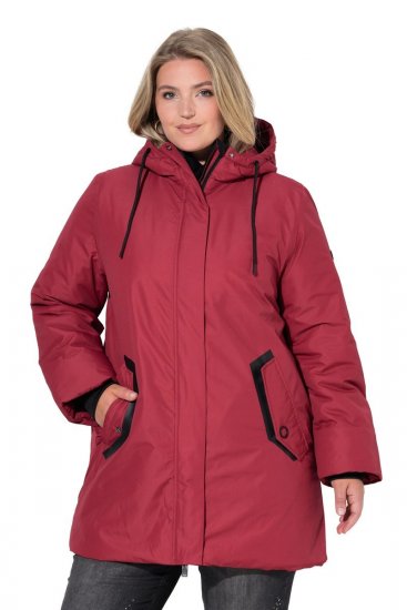 Ulla Popken 850794 Funkcinis paltas Raudona - Paltai - Didelių dydžių paltai moterims