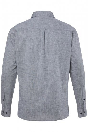 JP1880 850931 Chambray marškiniai ilgomis rankovėmis Juoda TALL - TALL marškiniai - TALL marškiniai aukštiems vyrams