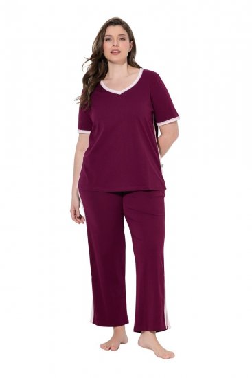 Ulla Popken 851245 Pižama Uogų raudona - Pižama/Loungewear - 