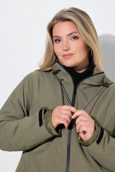 Ulla Popken 851560 Funkcinė striukė Alyvuogių žalia - Striukės - Didelių dydžių striukės moterims