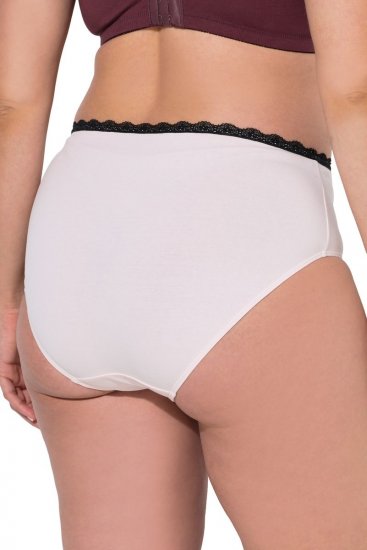 Ulla Popken 851711 Kelnaitės su gėlių raštu 5 vnt. Ruda - Kelnaitės - 