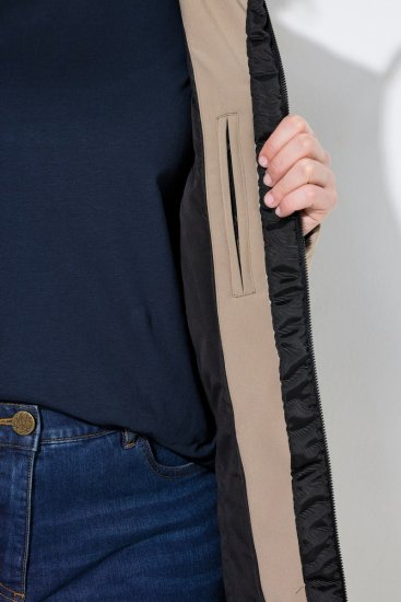 Ulla Popken 851789 Funkcinis paltas Ruda - Paltai - Didelių dydžių paltai moterims