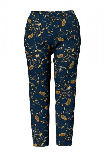 Ulla Popken 852577 Pižama su raštu Tamsiai mėlyna - Pižama/Loungewear - 