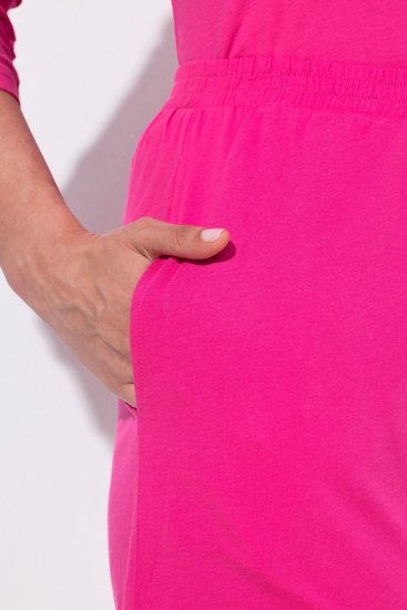 Ulla Popken 852752 Pižamos šortai su juostelėmis 2 vnt. Rožinė - Pižama/Loungewear - 