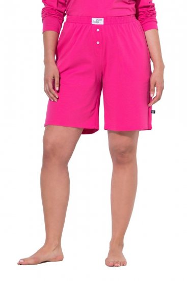 Ulla Popken 852752 Pižamos šortai su juostelėmis 2 vnt. Rožinė - Pižama/Loungewear - 