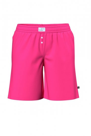 Ulla Popken 852752 Pižamos šortai su juostelėmis 2 vnt. Rožinė - Pižama/Loungewear - 
