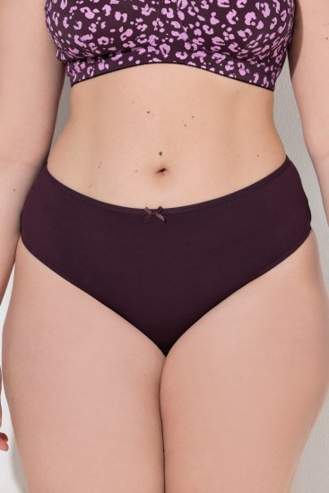 Ulla Popken 852758 Stringai su raštu 5 vnt. Slyvų - Kelnaitės - 