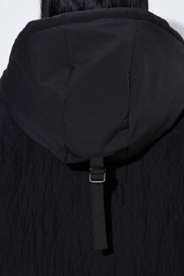 Ulla Popken 853351 Neperšlampama pamušalinta Sympatex striukė su gobtuvu Juoda - Striukės - Didelių dydžių striukės moterims