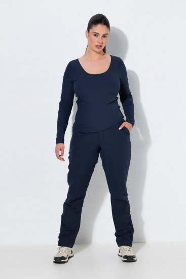 Ulla Popken 853530 Itin lengvos žygio kelnės Tamsiai mėlyna - Outdoor - 