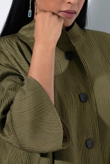 Ulla Popken 855125 Švarkelis Chaki - Striukės - Didelių dydžių striukės moterims