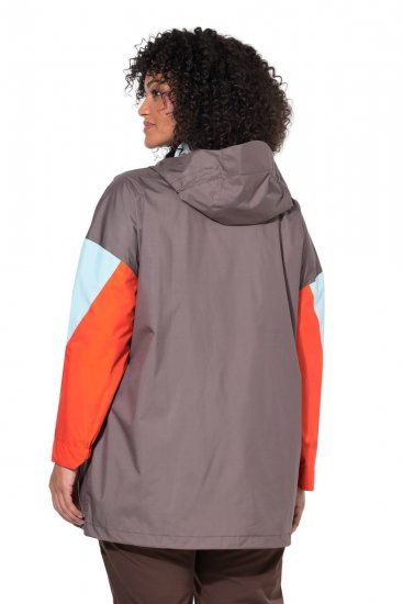 Ulla Popken 855313 Parka Taupe - Paltai - Didelių dydžių paltai moterims