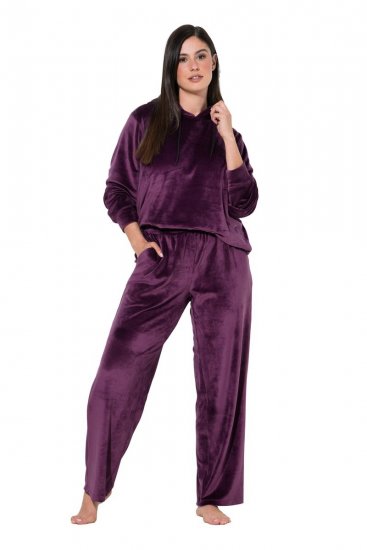 Ulla Popken 856119 Namų kelnės Slyvų - Pižama/Loungewear - 
