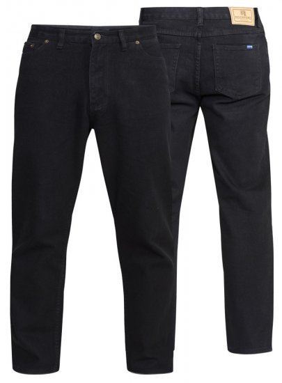 Rockford Comfort Jeans Black TALL SIZES - VYRIŠKI DRABUŽIAI MT-6XLT - Drabužiai aukštiems vyrams