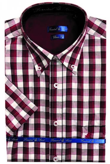 Forestal 901222E Check Shirt Red - Marškiniai - Marškiniai - 2XL-8XL