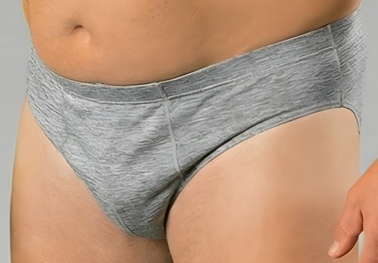 20 Nodi 934 Stretch Cotton Briefs Grey - Trumpikės - Vyriškos trumpikės Dideli Dydžiai
