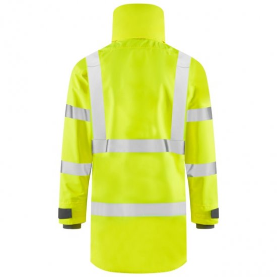 Leo Eastleigh Ecoviz 10K Performance Breathable Anorak Hi-Vis Yellow - Darbo drabužiai - Darbo drabužiai - 3XL-10XL