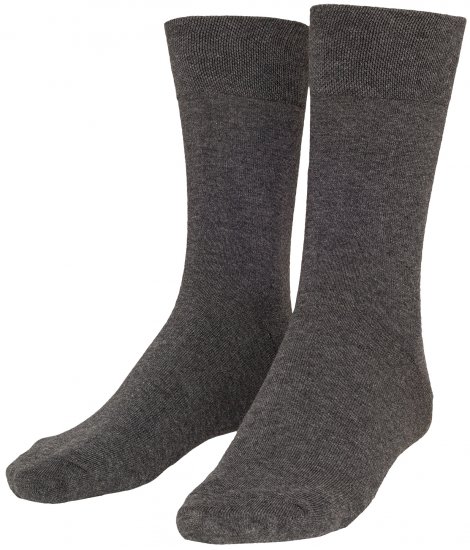 Adamo Aaron Soft-socks Charcoal 3-pack - Apatinis trikotažas ir plaukimo apranga - Apatinis trikotažas - 2XL-8XL