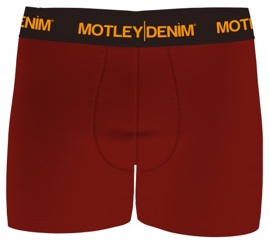 Motley Denim Amsterdam Boxershorts Red 2-pack - Apatinis trikotažas ir plaukimo apranga - Apatinis trikotažas - 2XL-8XL