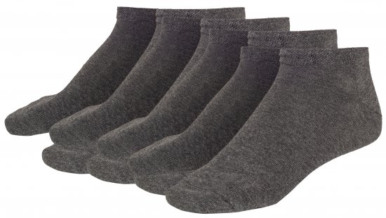 Adamo Anton sneaker-socks Charcoal 4-pack - Apatinis trikotažas ir plaukimo apranga - Apatinis trikotažas - 2XL-8XL