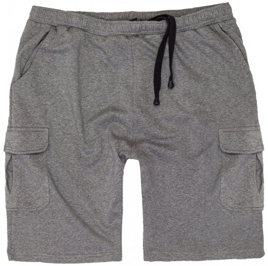 Adamo Athen Sweatshorts with Cargo pocket Grey - Laisvalaikio kelnės ir šortai - Laisvalaikio Kelnės ir Šortai - 2XL-12XL