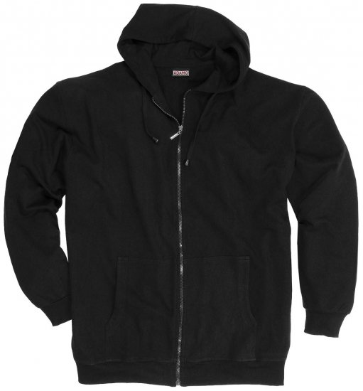 Adamo Athen Hoodie with Zipper Black - Megztiniai ir džemperiai - Megztiniai ir Džemperiai - 2XL-14XL