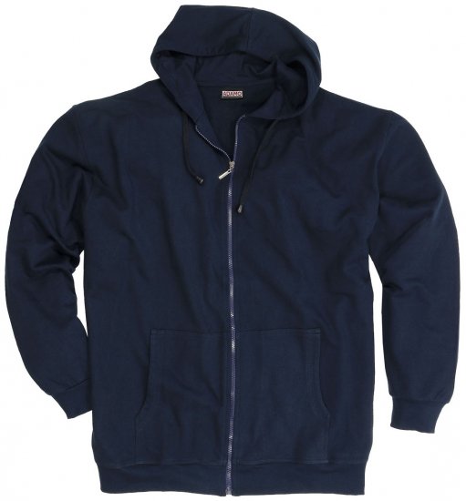 Adamo Athen Hoodie with Zipper Navy - Megztiniai ir džemperiai - Megztiniai ir Džemperiai - 2XL-14XL