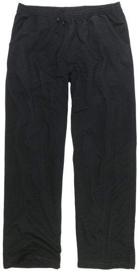 Adamo Athen Sweatpants with Open Hem Black - Laisvalaikio kelnės ir šortai - Laisvalaikio Kelnės ir Šortai - 2XL-12XL