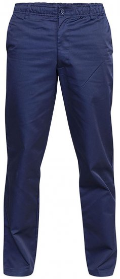 D555 Basilio Pants with elasticated waist Navy - Džinsai ir kelnės - Džinsai ir Kelnės - W40-W70