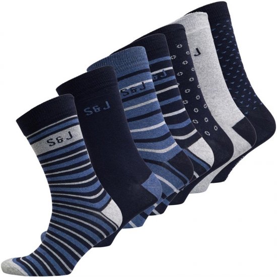 Smith & Jones Benji 7-pack Socks - Apatinis trikotažas ir plaukimo apranga - Apatinis trikotažas - 2XL-8XL