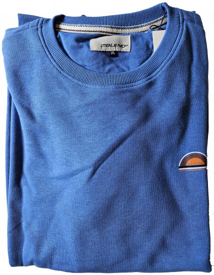 Blend 5055 Sweatshirt Delft - Megztiniai ir džemperiai - Megztiniai ir Džemperiai - 2XL-14XL