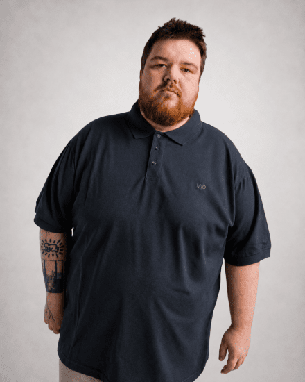 Motley Denim Bratislava Polo Dark Indigo - Polo marškinėliai - Polo marškinėliai - 2XL-8XL